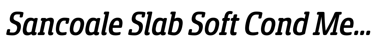 Sancoale Slab Soft Cond Medium Italic